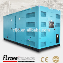 800kw soundproof canopy generator mobile trailer super silent power plant with cummins diesel engine